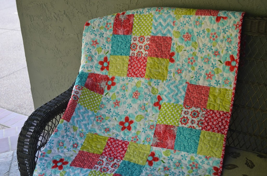 9 Patch Big Block Quilt Tutorial