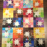 Ariane Quilts My 16 patch Star Quilt Progress