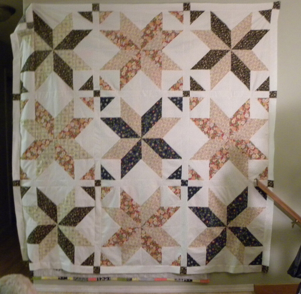 ARt By Rhoda Forbes Big Star Block Quilt
