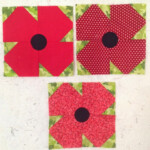 Aussie Hero Quilts and Laundry Bags POPPY BLOCK TUTORIAL