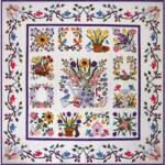 Baltimore Spring Quilt Kit Includes Pre cut Pre fused Appliqu s