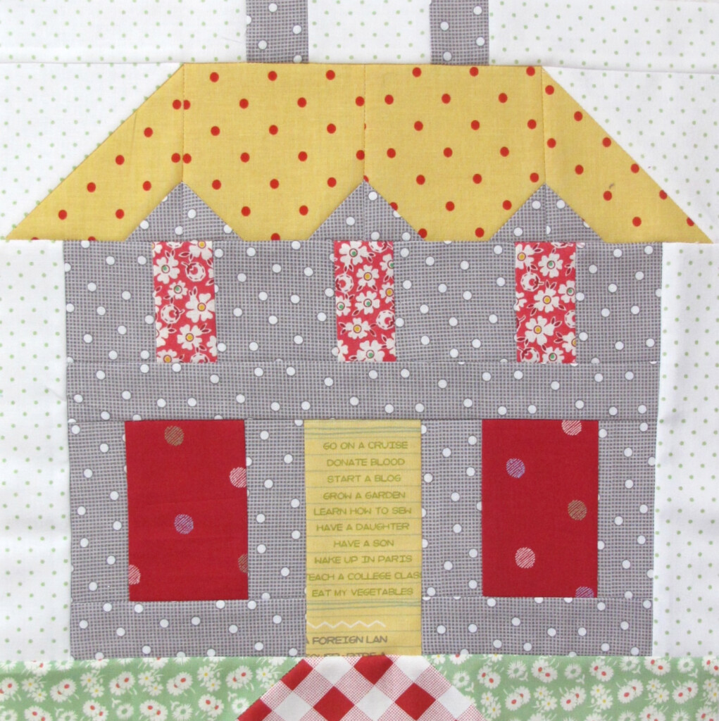 Bee In My Bonnet My Home Sweet Home Quilt Block Pattern In 