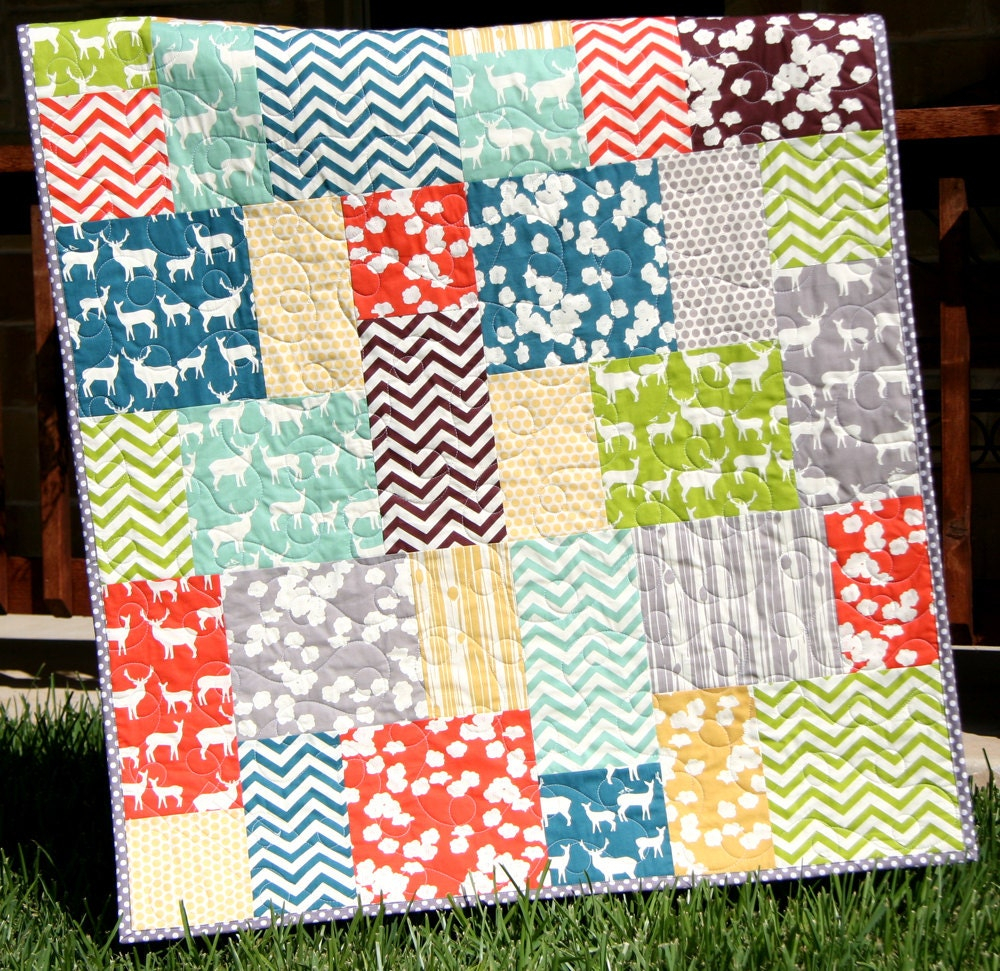 Big Block Quilt Pattern Big And Tall Fat Quarter Friendly