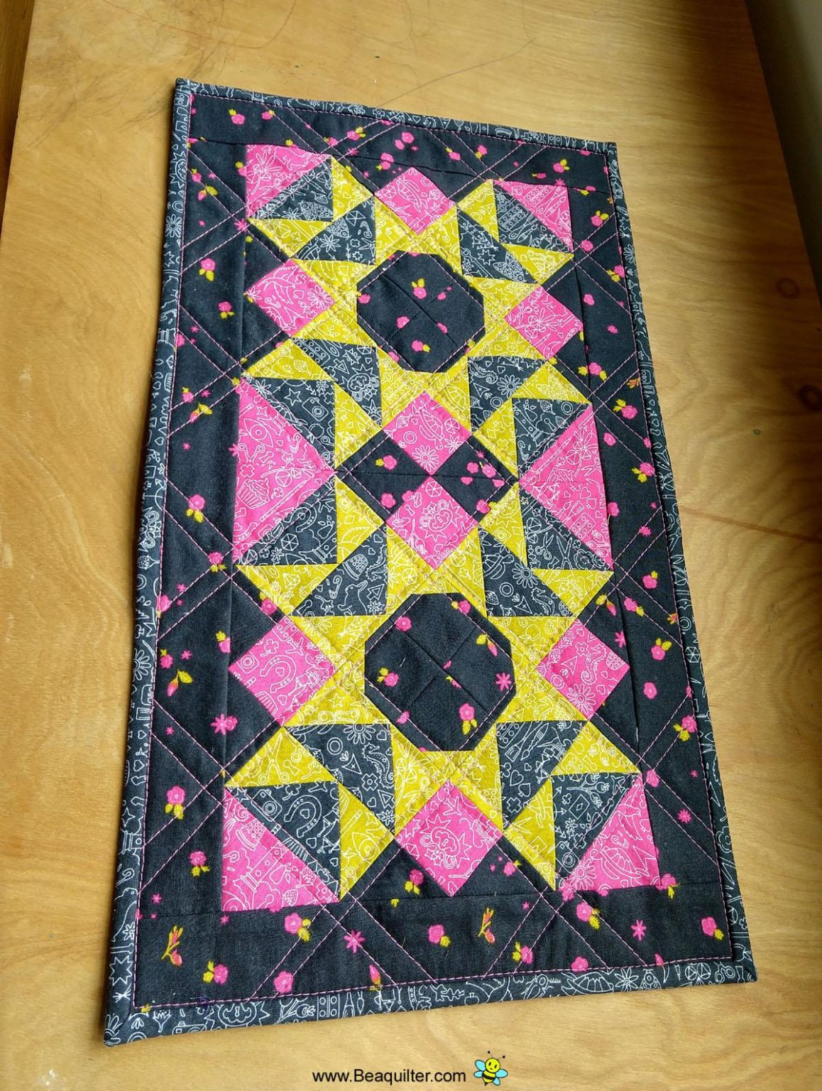 BL157 Blooming Onion Accuququilt Friendly Quilt Pattern Rotary Cutting