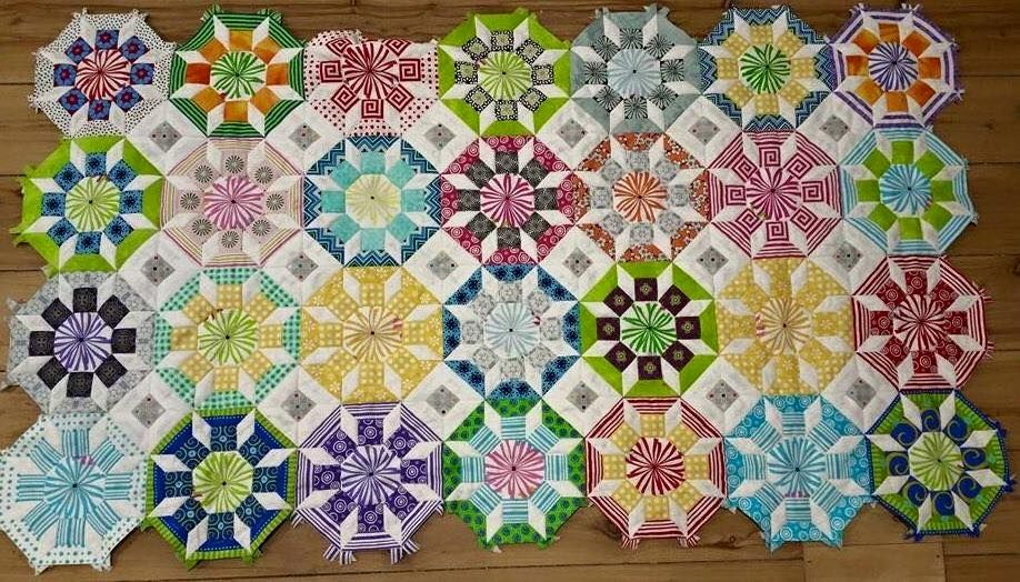 Castle Wall With Images Wall Quilt Patterns Octagon Quilt Wall Quilts