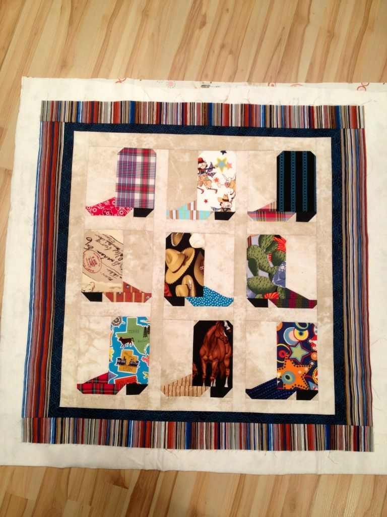 Cowboy Boot Quilt Pattern Noelle O Designs Quilt Patterns Cowboy 