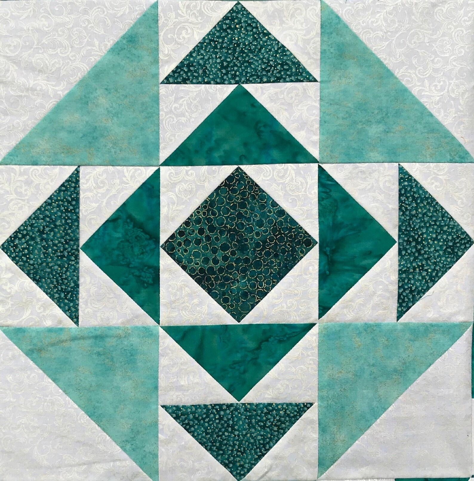 Cups And Saucers PDF Pieced Quilt Block Pattern Etsy