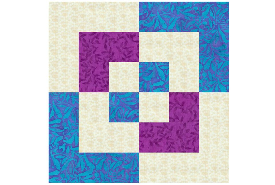 Easy 12 Bento Box Quilt Block Pattern
