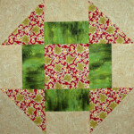 Easy 12 Churn Dash Quilt Block Pattern