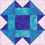 Folded Corners Quilt 10 Inch Paper Foundation Quilting Block Etsy