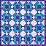 Folded Corners Quilt 10 Inch Paper Foundation Quilting Block Etsy