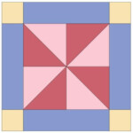 Framed Pinwheels Quilt Block Pattern Pinwheel Quilt Quilt Block