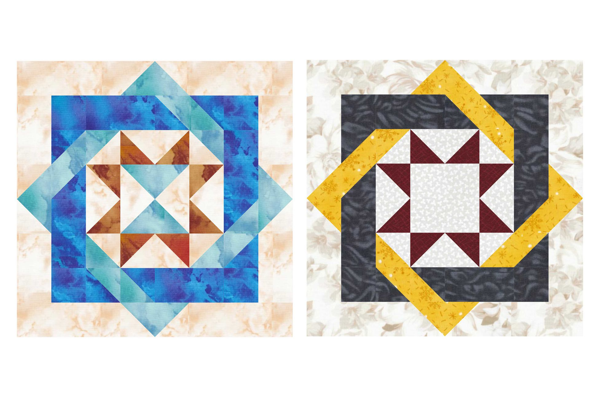 Free 12 Patchwork Quilt Block Patterns
