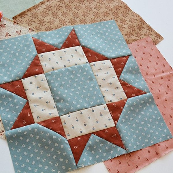Free Star Quilt Block Pattern Quilt Blocks Beginner Quilt Patterns 
