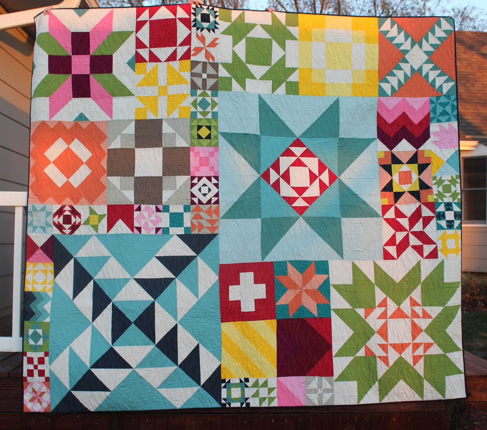 Girls In The Garden Moda Building Blocks Quilt