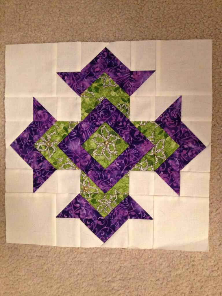 God's Eye Quilt Block Pattern