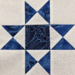 Hand Made Karma Blue White Sampler Six Inch Blocks Colorful