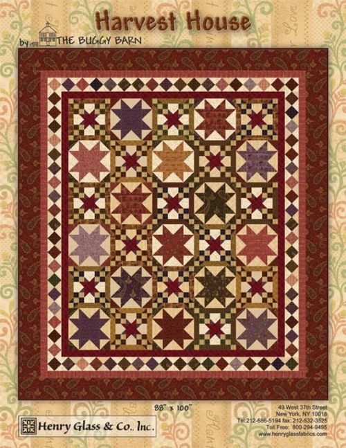 Harvest House Free Quilt Pattern Designed By The Buggy Barn From