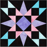HC Explosive 10 Inch Quilting Block Paper Piecing Foundation Pattern