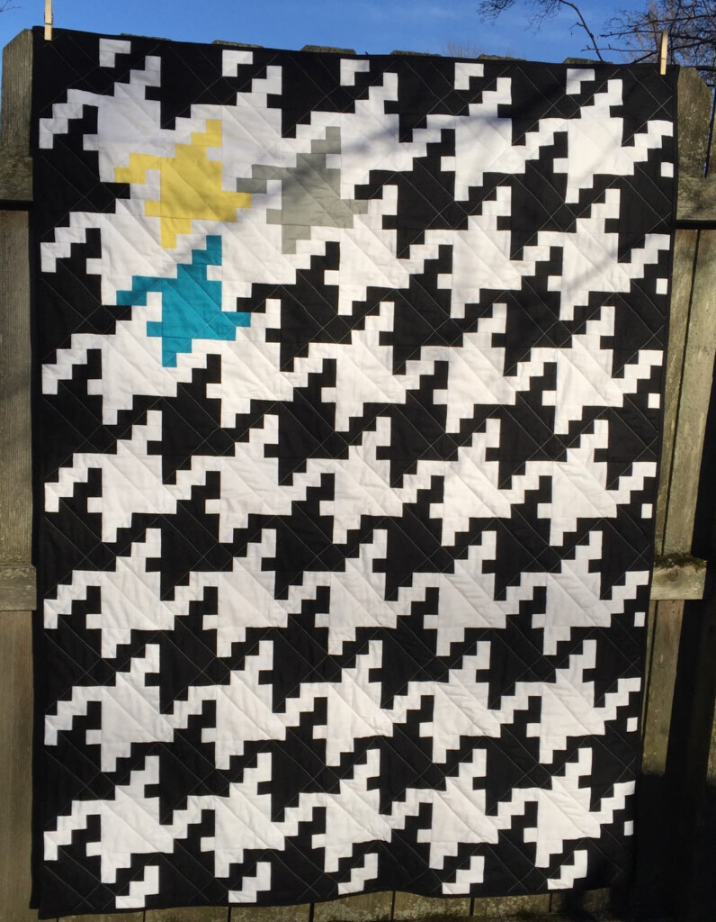 Hodgepodge Handiwork Houndstooth Quilt Pattern Part 3