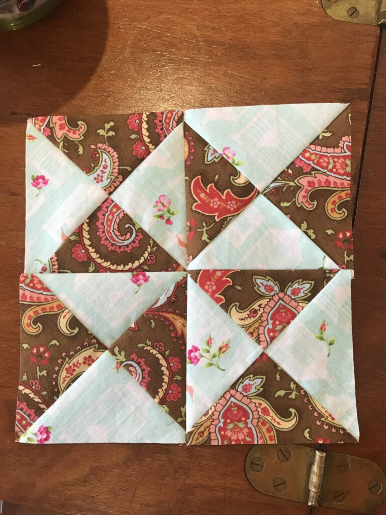 Hourglass Super Fast Blocks Tutorial Susies scraps Pinwheel 