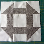 Janice Elaine Sews 12 5 Churn Dash Block Tutorial Quilt Block