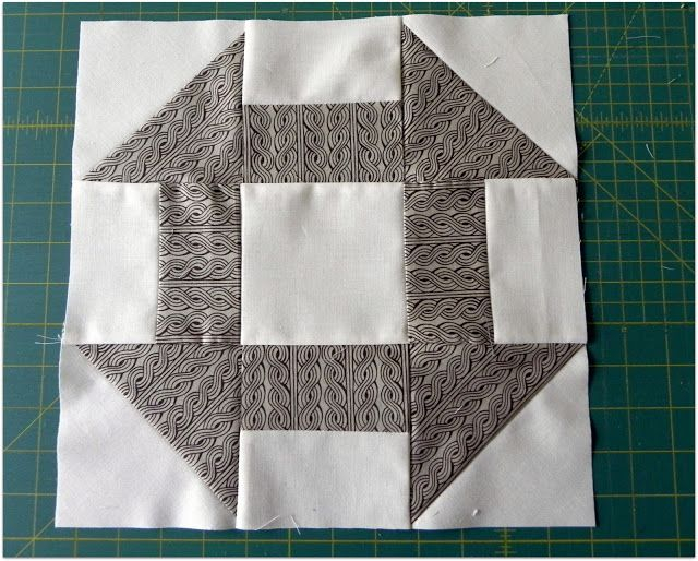Janice Elaine Sews 12 5 Churn Dash Block Tutorial Quilt Block 