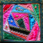 Julies Creative Ideas Victorian Crazy Quilt Summers Flower Patch