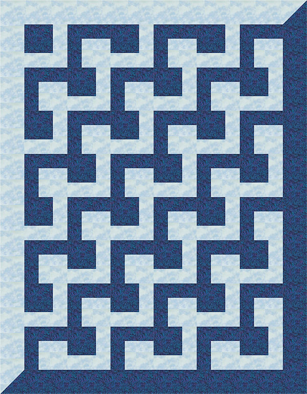 L Block Quilt 17 This Computer illustrated L Block Quilt W Flickr