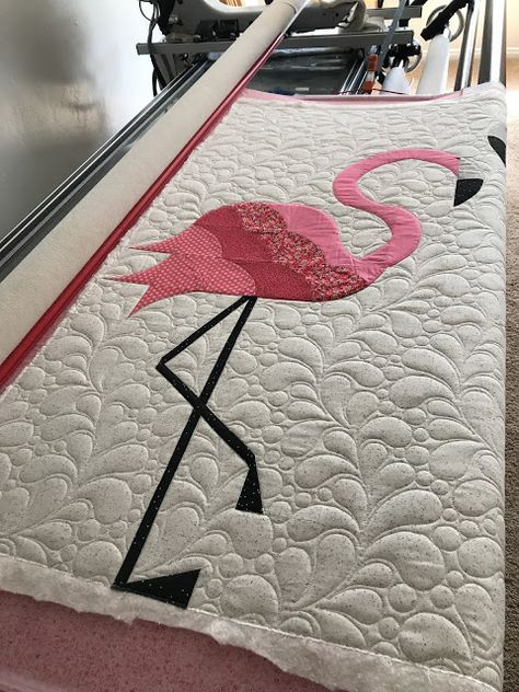 Mod Flamingo Quilt Pattern By Sew Kind Of Wonderful Pieced And Quilted 