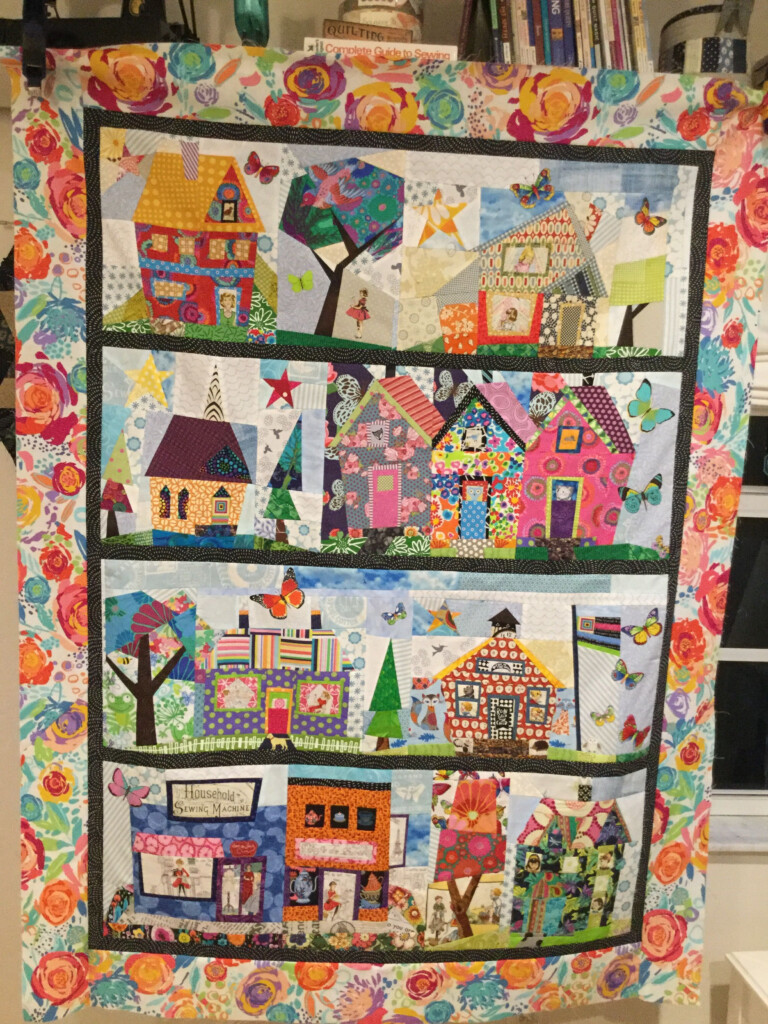 My Kinda Town House Quilt Patterns House Quilts Art Quilts