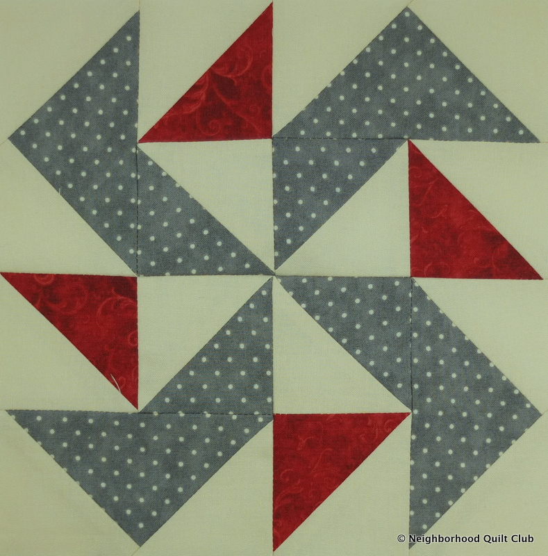 Neighborhood Quilt Club Yankee Puzzle Quilt Block Tutorial