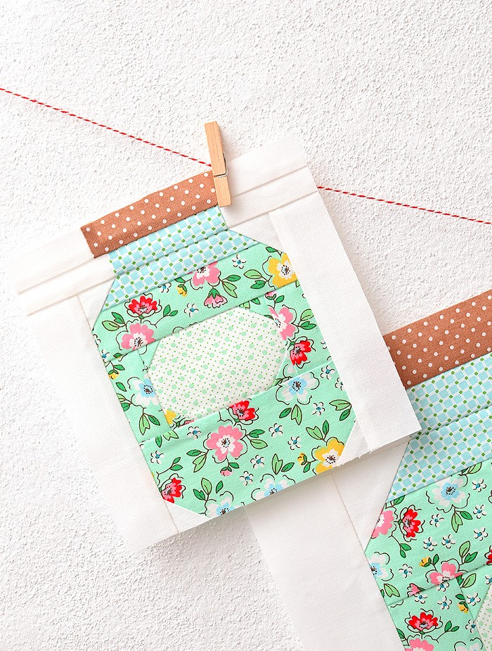 New Fall Quilt Pattern Canning Jar Quilt Block Ellis Higgs