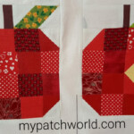 Patchwork Apple Quilt Block All About Patchwork And Quilting