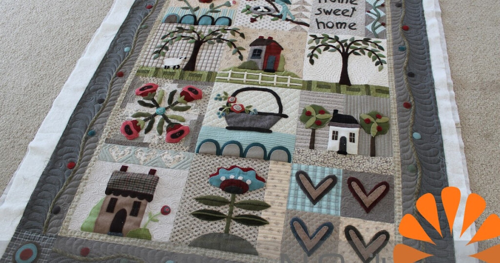 Piece N Quilt Wool Quilt Block Of The Month