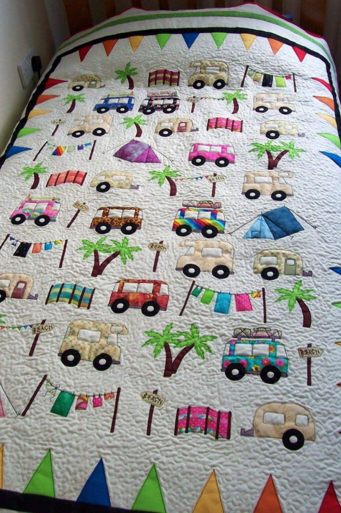 Pragtige Vakansie Kwilt Camper Quilt Camping Quilt Quilts