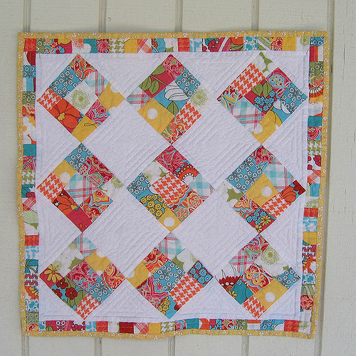 Quilting Land Crazy Nine Patch Quilt