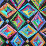 Quilts By Holly Bright Scrappy String Quilt