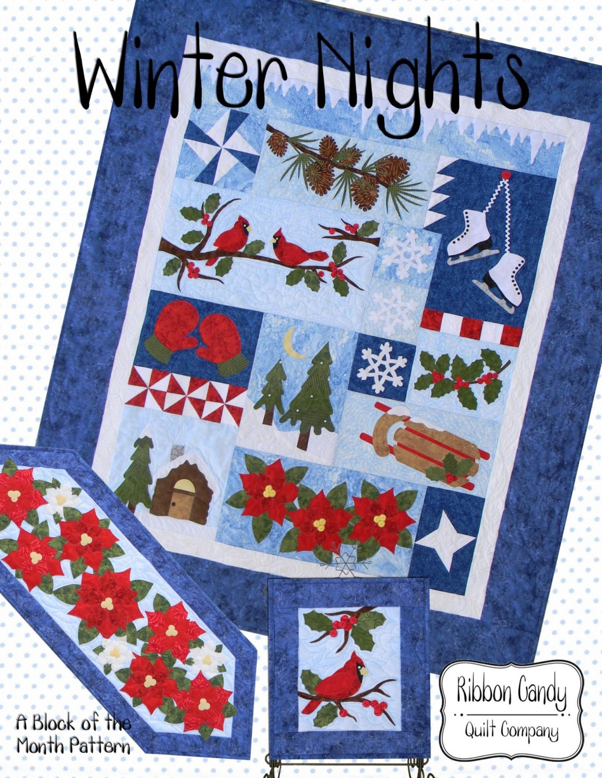 Ribbon Candy Quilt Company Block Of The Month Patterns