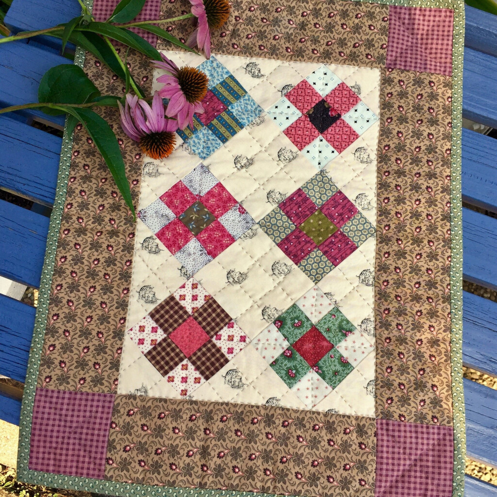 Simple Doll Quilt Doll Quilt Mini Quilt Patterns Small Quilts