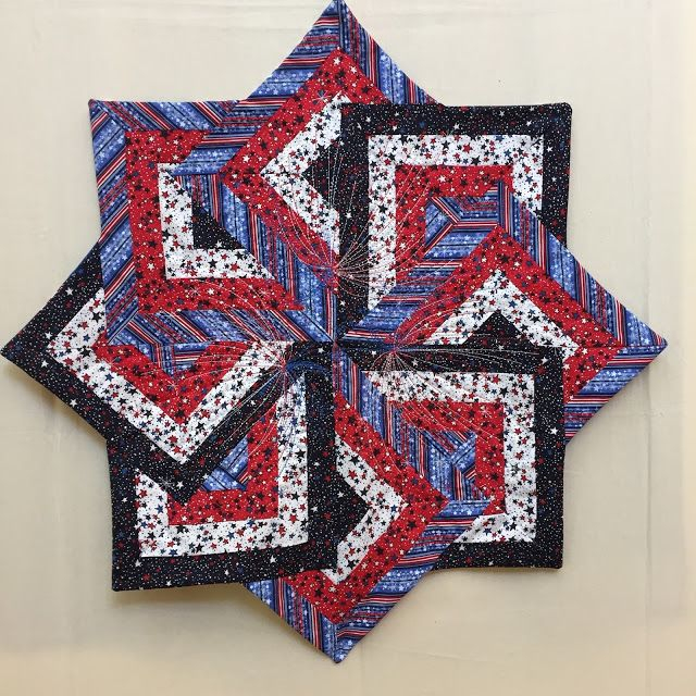 Spinning Star Table Quilting Quilt For Lovers FREE PATTERN Table 