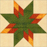 Star Block Pattern 12 Inch Block Craftsy Barn Quilt Patterns Star