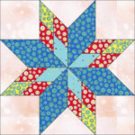 Star Block Pattern 8 Inch Block Craftsy Star Quilt Blocks English