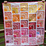 Studio Dragonfly Quarter Log Cabin Quilt Finish