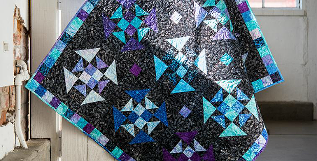Updated Churn Dash Blocks Star In A Striking Quilt Quilting Digest