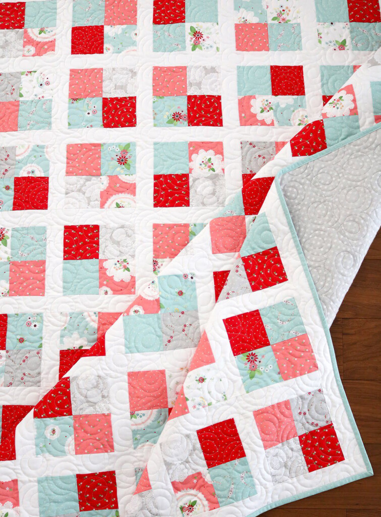 Vintage Keepsakes How To Make A 4 Patch Block Riley Blake Designs 