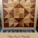 Wood Quilt Square Handcrafted Quilt Block Home D cor Etsy