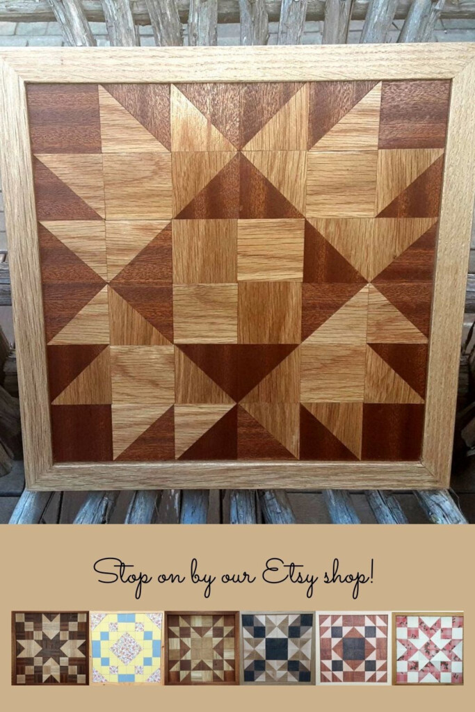 Wood Quilt Square Handcrafted Quilt Block Home D cor Etsy 