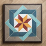 Wood Quilt Square Reclaimed Wall Art Handmade Quilt Block Etsy