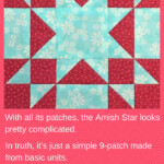 Amish Star Quilt Block 6 9 And 12 Finished